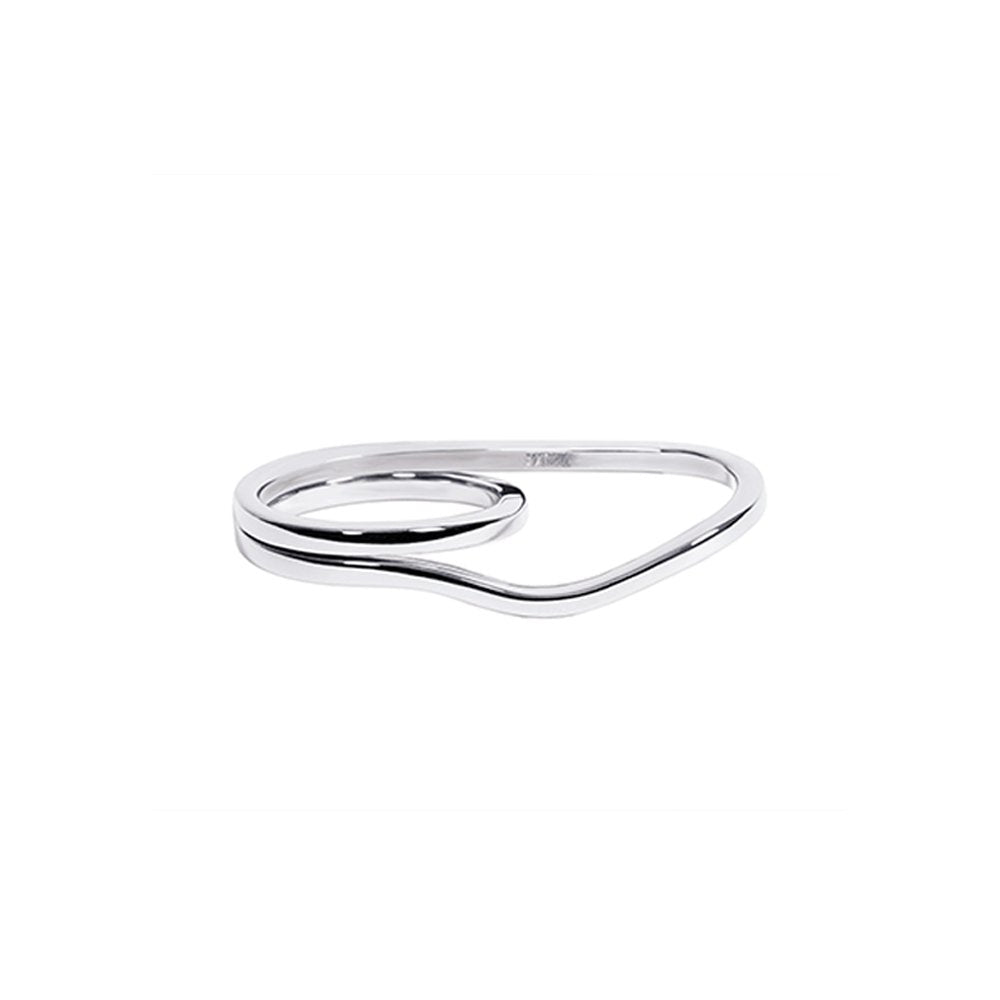 WIRE TWO FINGER RING SILVER - MARCEL BEDRO