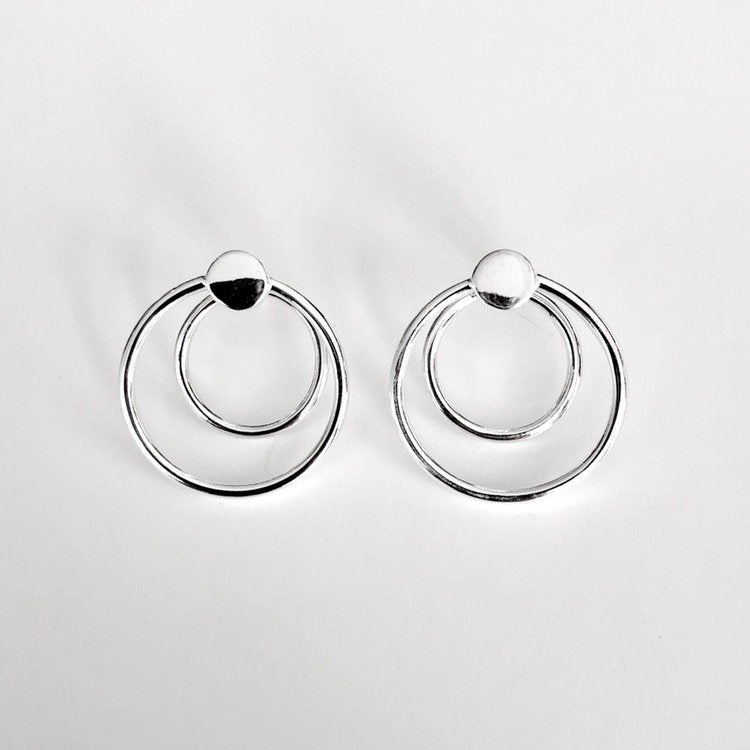 TWIN EARRING SILVER - MARCEL BEDRO